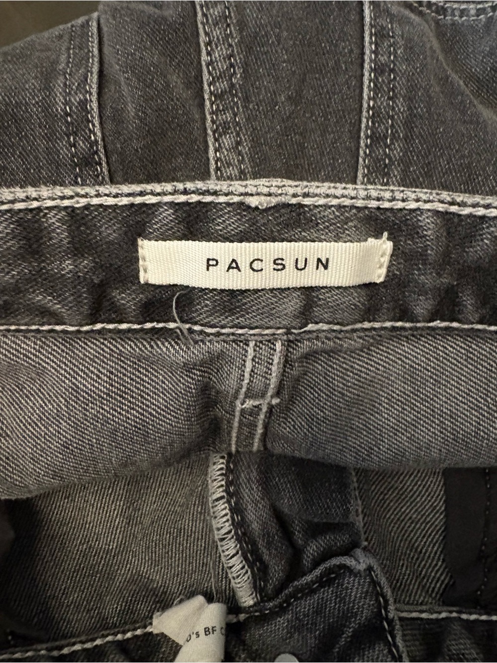 PacSun 90's BF Carpenter High Rise Black Denim Jeans Women’s Size 27 Grunge, - Picture 8 of 13